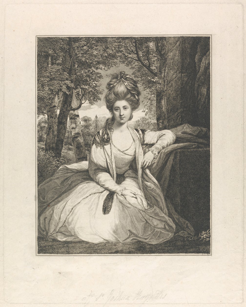Viscountess Bayham (efteråt Marchioness Camden) av Luigi Schiavonetti
