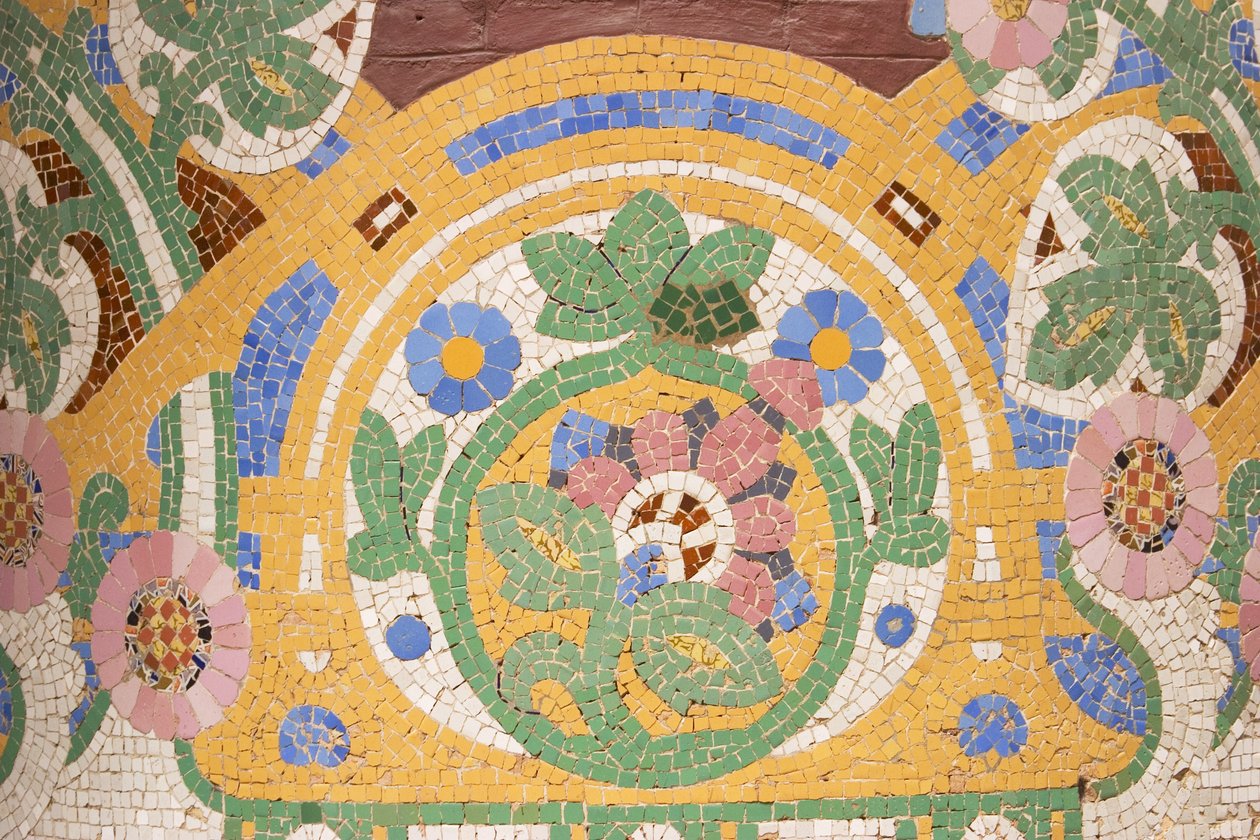 Mosaikdetalj, 1908 av Luis Domenech i Montaner