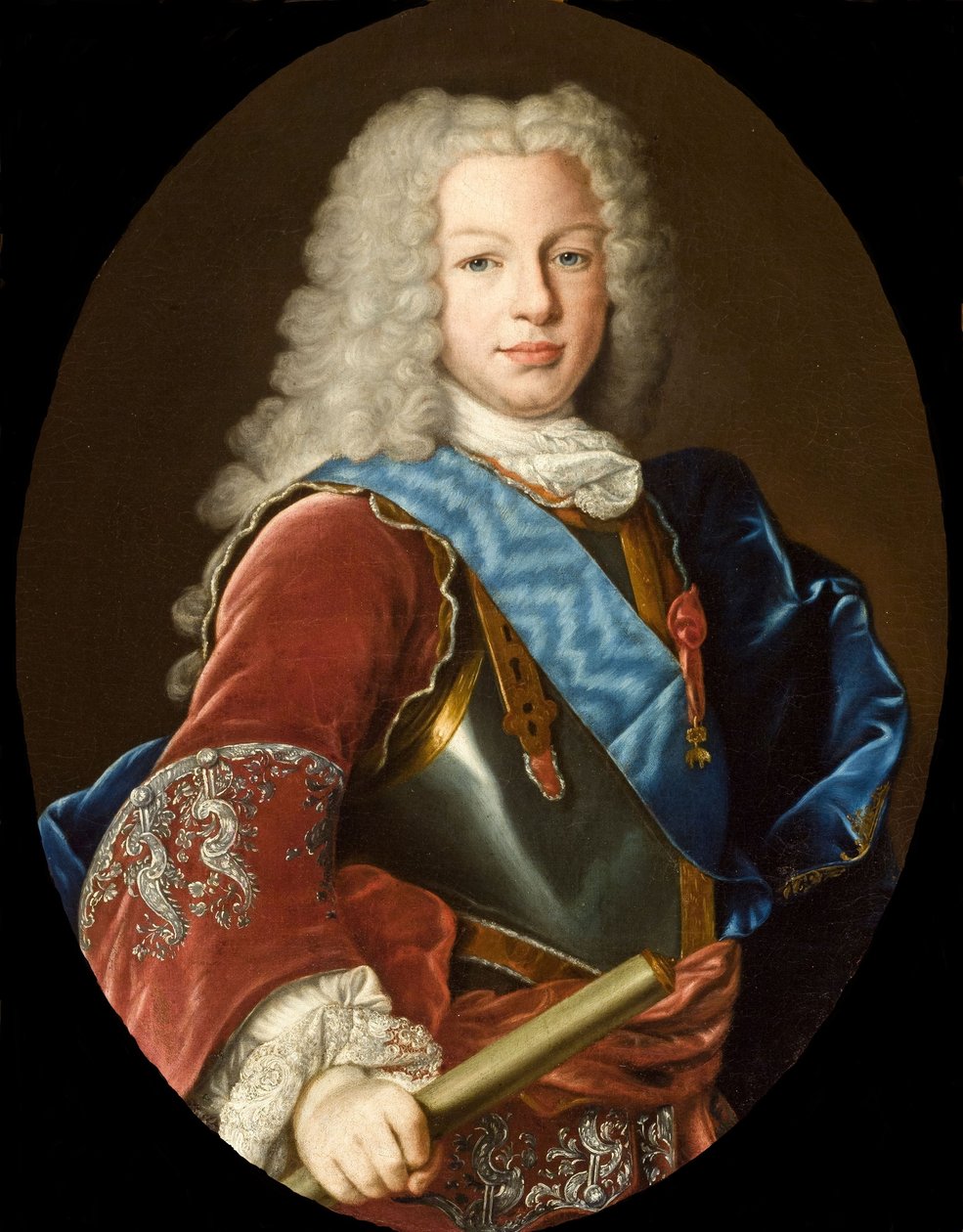 Kung Fernando VI i Spanien av Luis Egidio Melendez