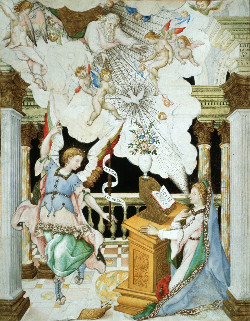 The Annunciation av Luis Lagarto