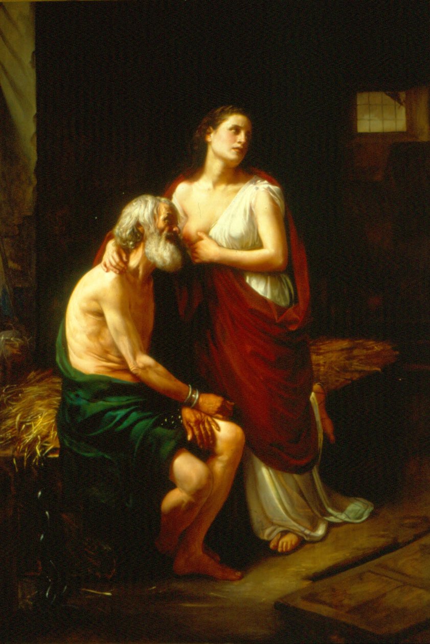 Roman Charity av Luis Monroy