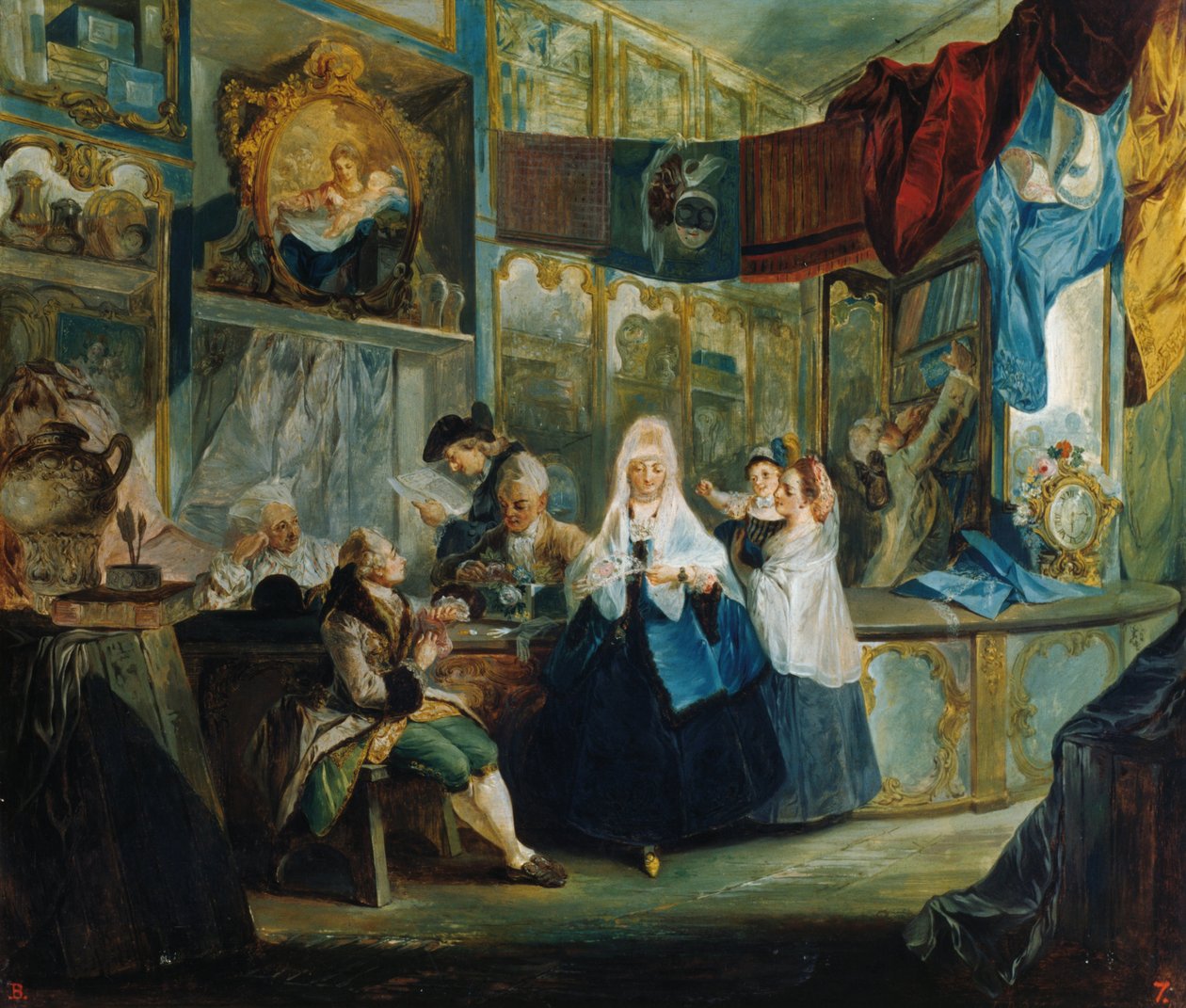 The Shop av Luis Paret y Alcazar