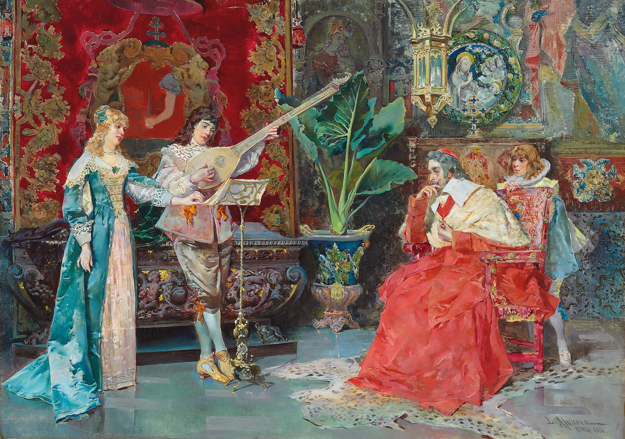 Ett musikaliskt mellanspel, 1881 av Luis Alvarez Catalá