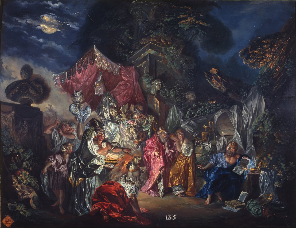 Diogenes vaksamhet av Luis Paret y Alcazar