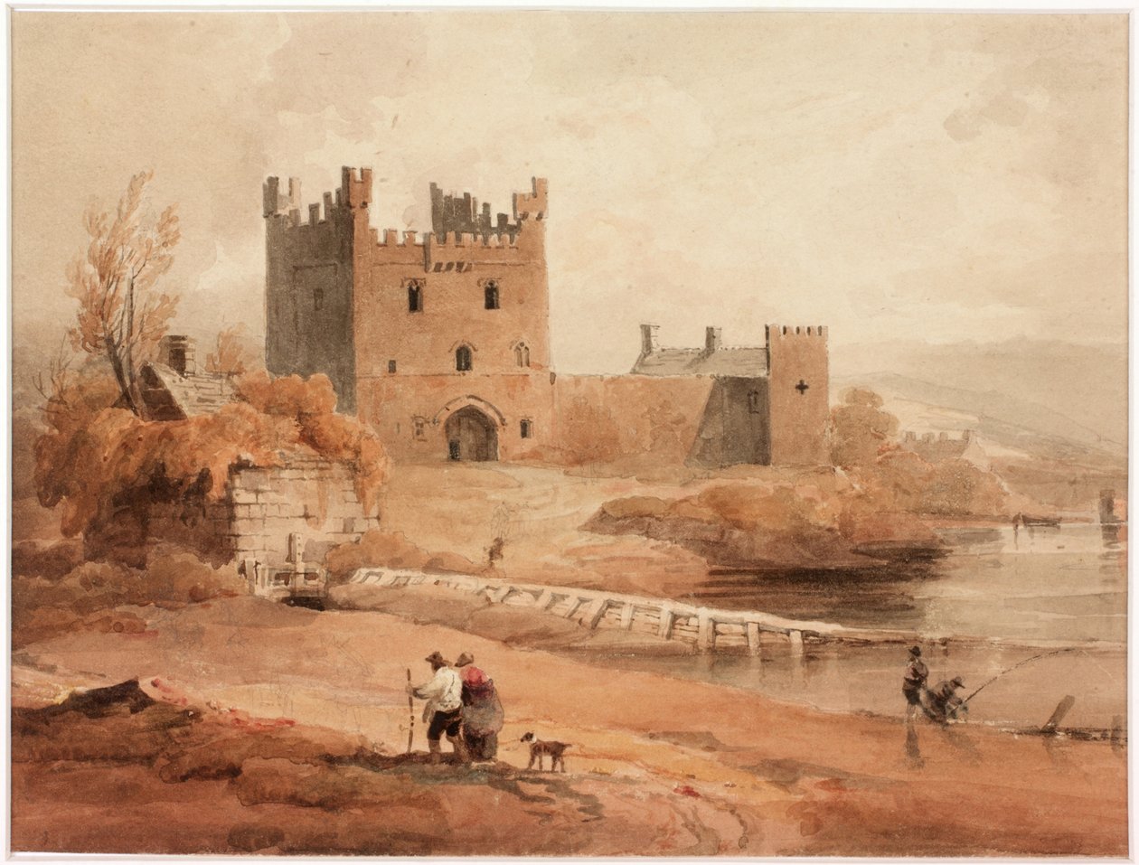 Bywell Castle (kroppsfärg) av Luke Clennell