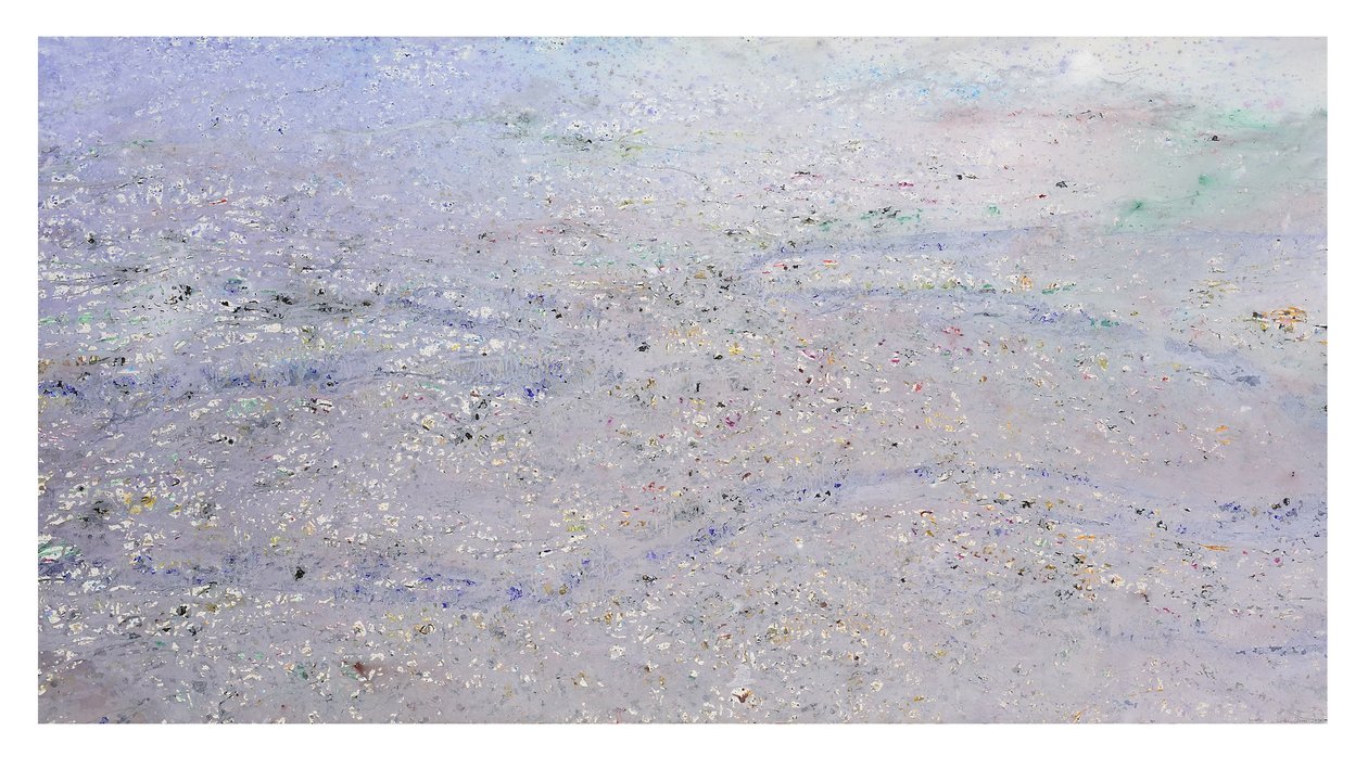 Vinter, 2011, (blandmedia på papper) av Luke Elwes