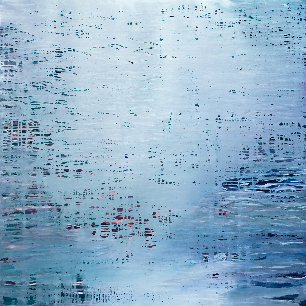 Ganga 11, 2018 (olja på duk) av Luke Elwes