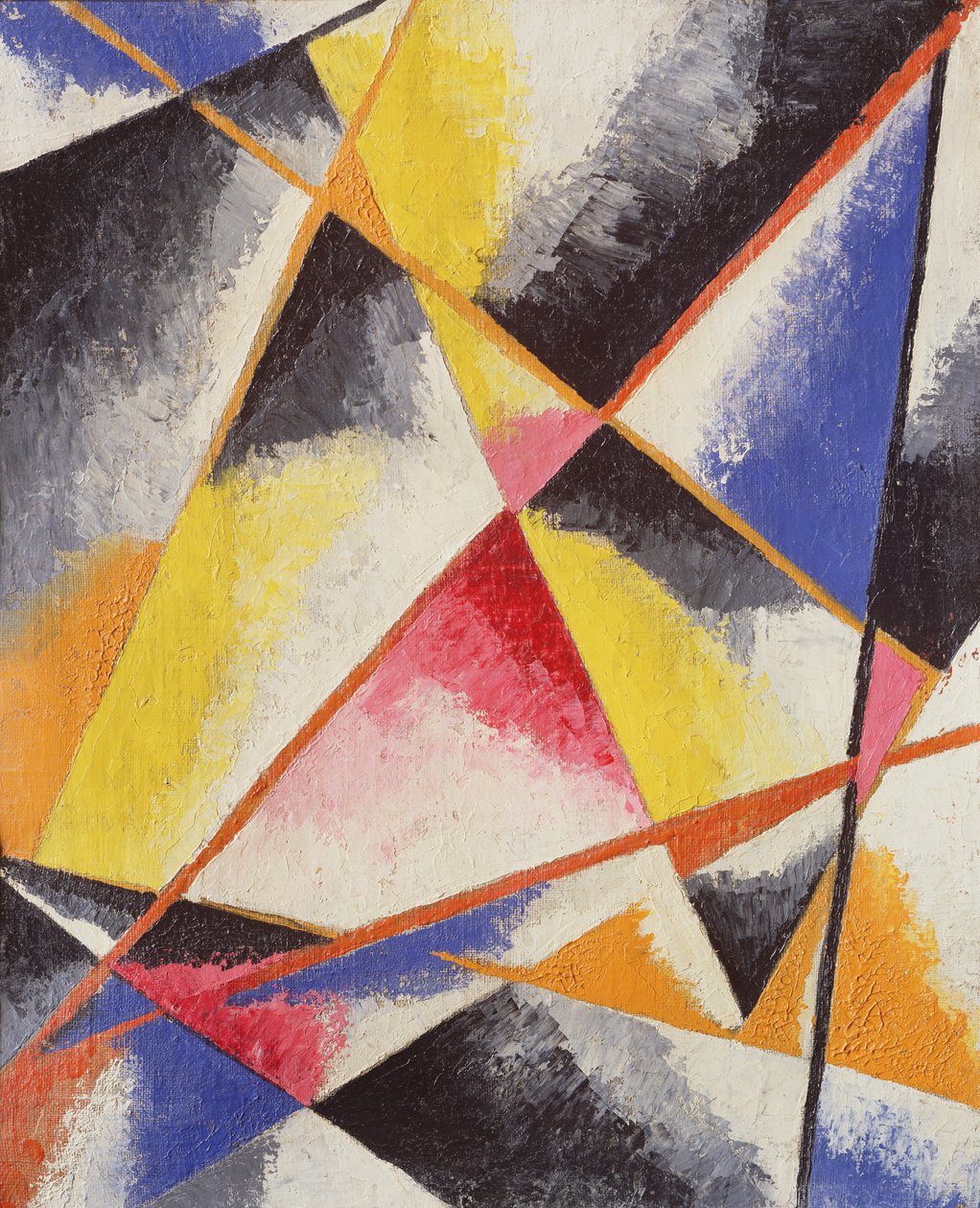 Utan titel, ca 1916 av Lyubov Sergeevna Popova