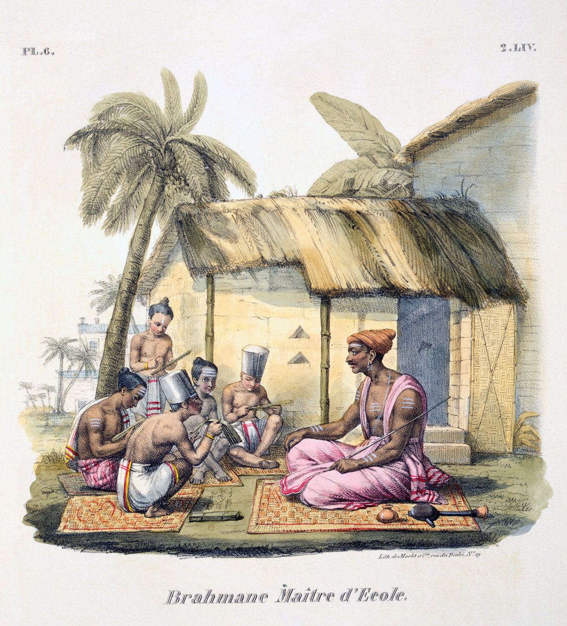 Brahmin skolmästare, 1827-35 av M.E. Burnouf
