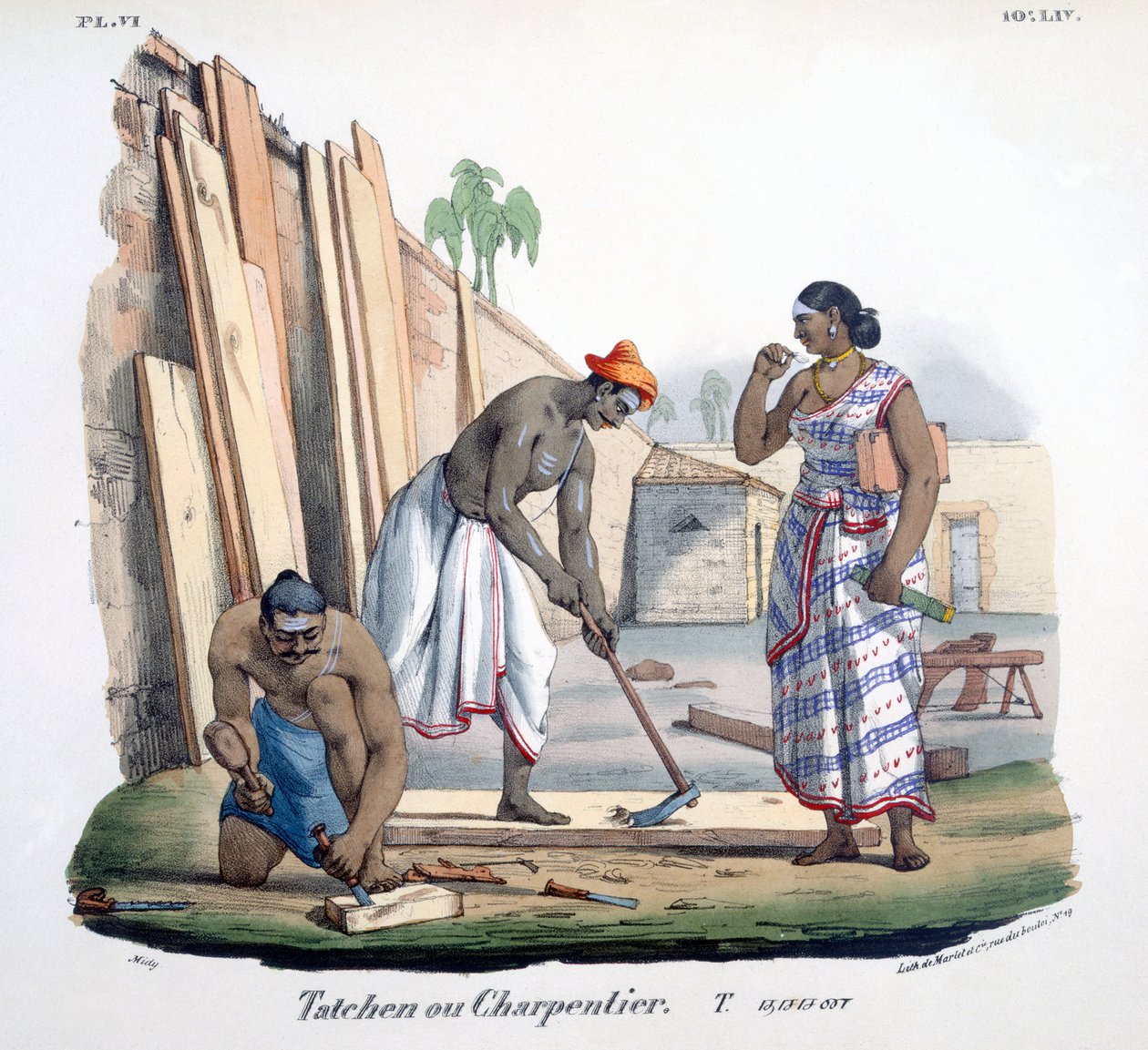Snickare, 1827-35 av M.E. Burnouf