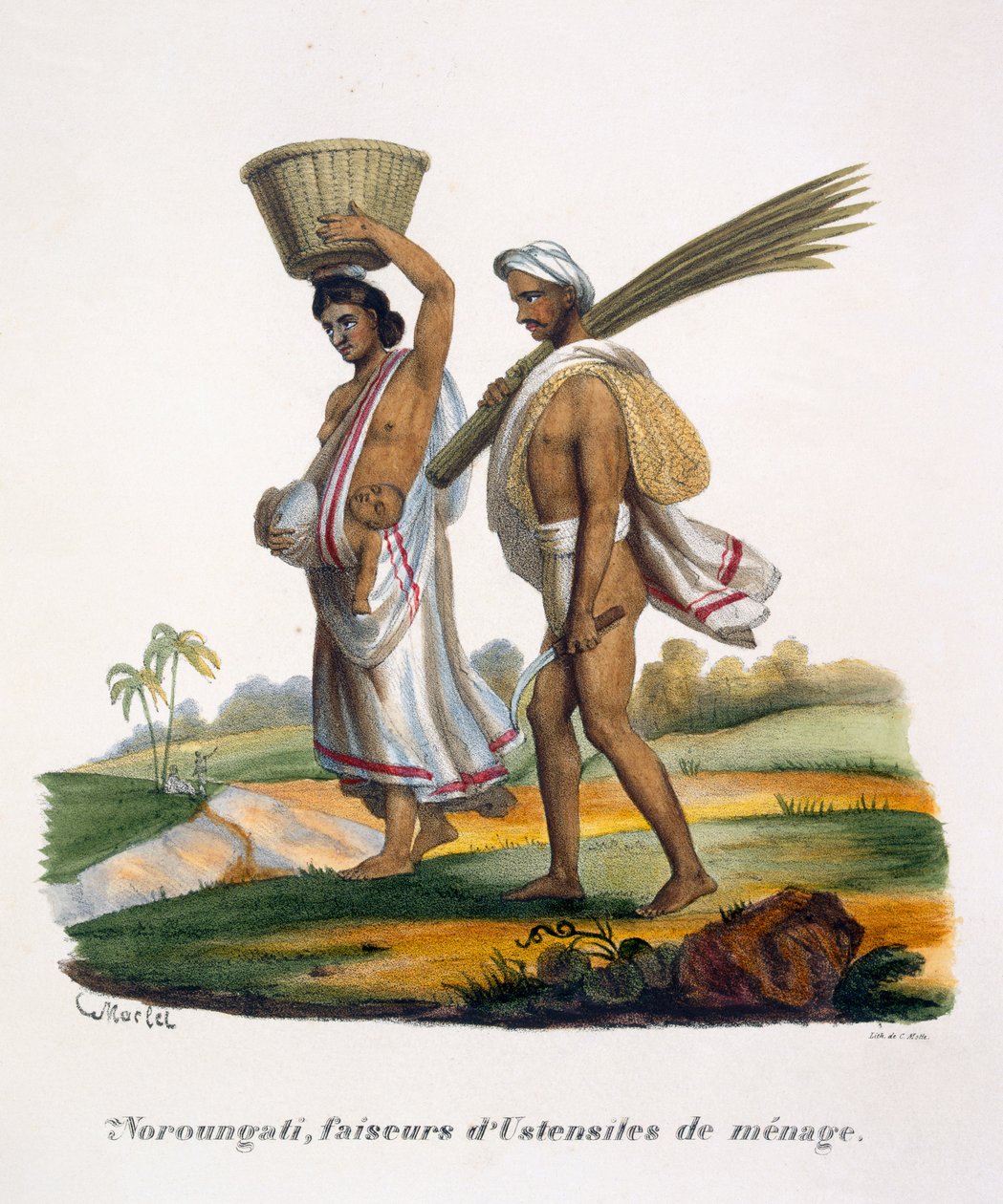 Tillverkare av husgeråd, 1827-35 av M.E. Burnouf