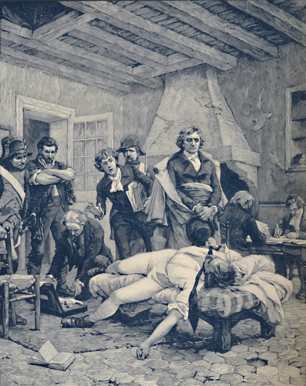 Pichegrus död, 1804, 1896 av M. Haider
