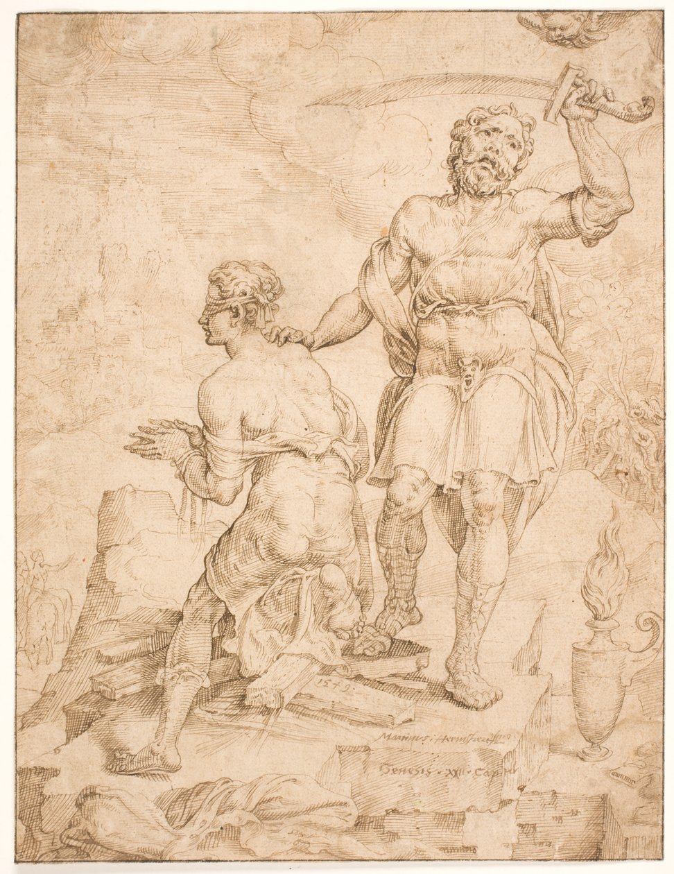 Abrahams offer av Maarten van Heemskerck