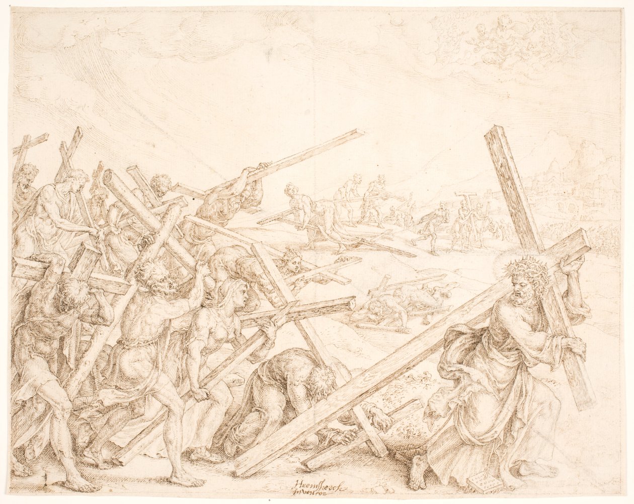 Fiat voluntas tua (Ske din vilja) av Maarten van Heemskerck