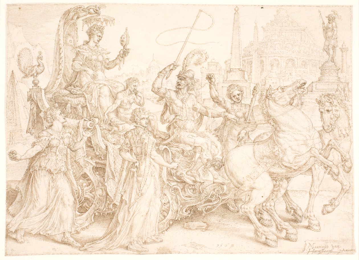 Triumfvagn stolthet av Maarten van Heemskerck