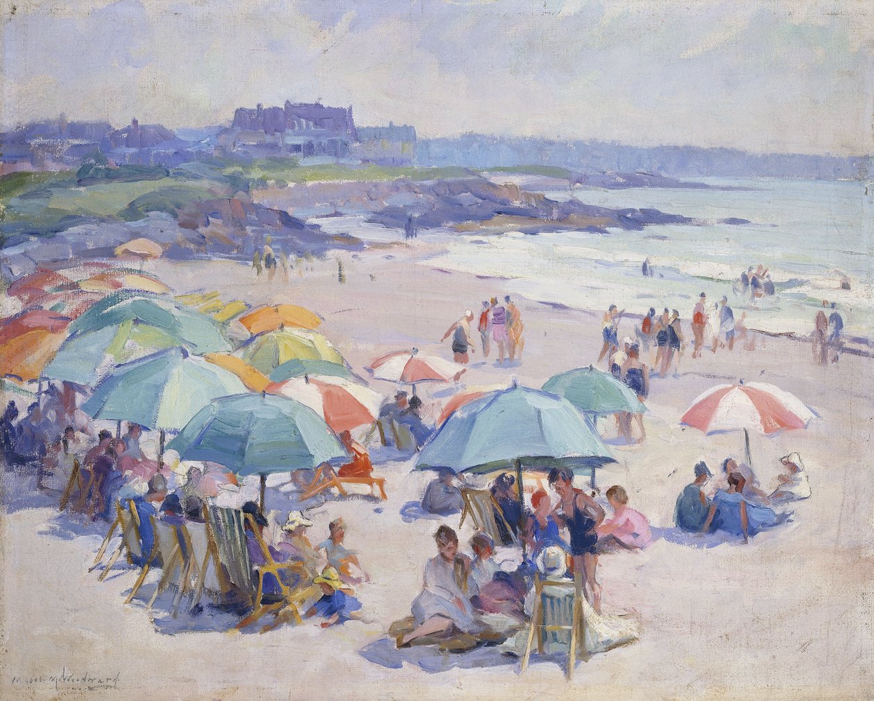 En eftermiddag på stranden av Mabel Woodward