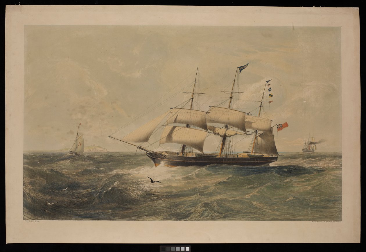 William Rennie 1850 (litografi, färglagd) av Macdonald & Co. Maclure
