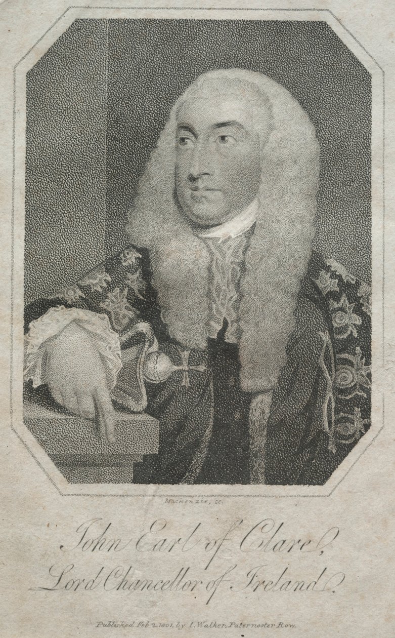 John Fitzgibbon, Earl of Clare 1749-1802, 1801. av Mackenzie