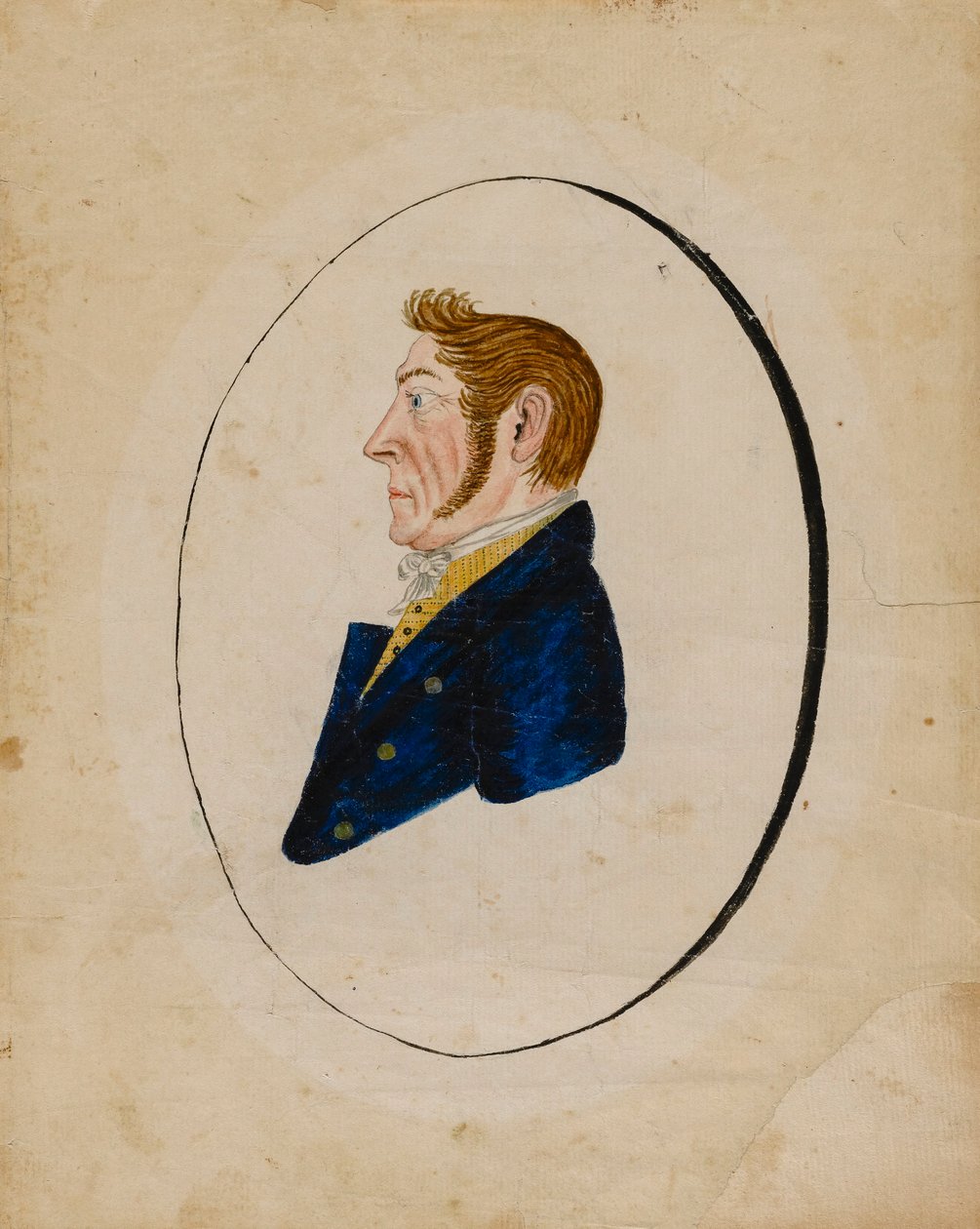 Porträtt av Adam Musser av Maentel, Jacob