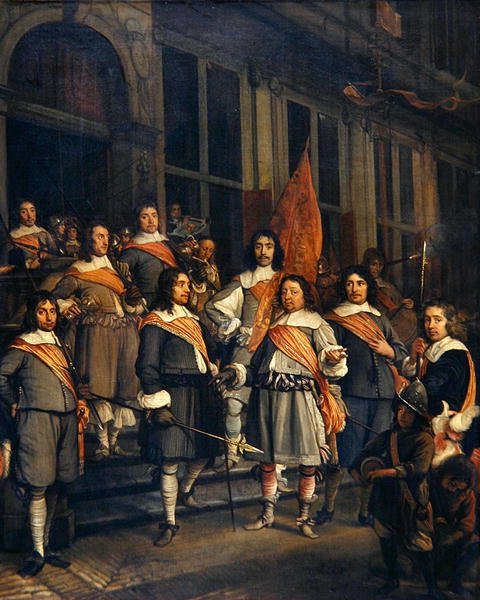 A Company of the Hague Arquebusiers av Maerten Lengele
