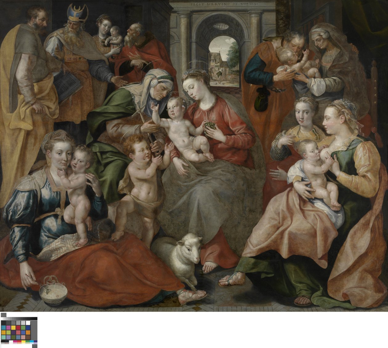 Familjen Saint Anne av Maerten de Vos