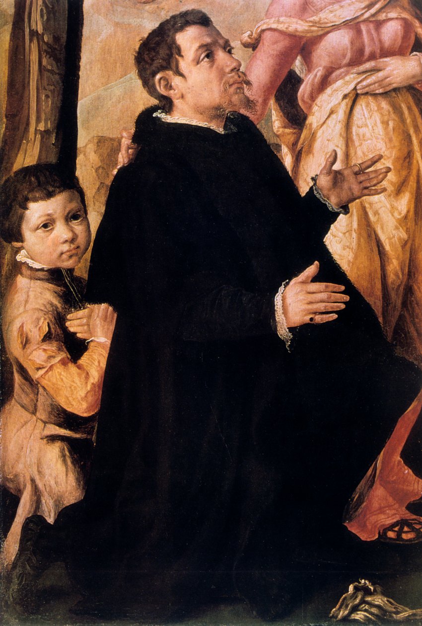 Golgata, detalj, 1545-1550 av Maerten van Heemskerck