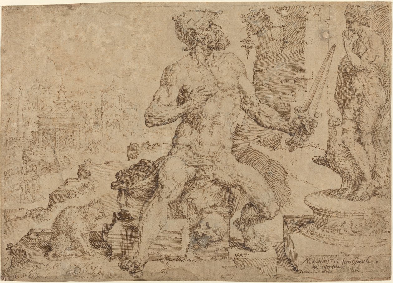 Patriarken Simeon av Maerten van Heemskerck