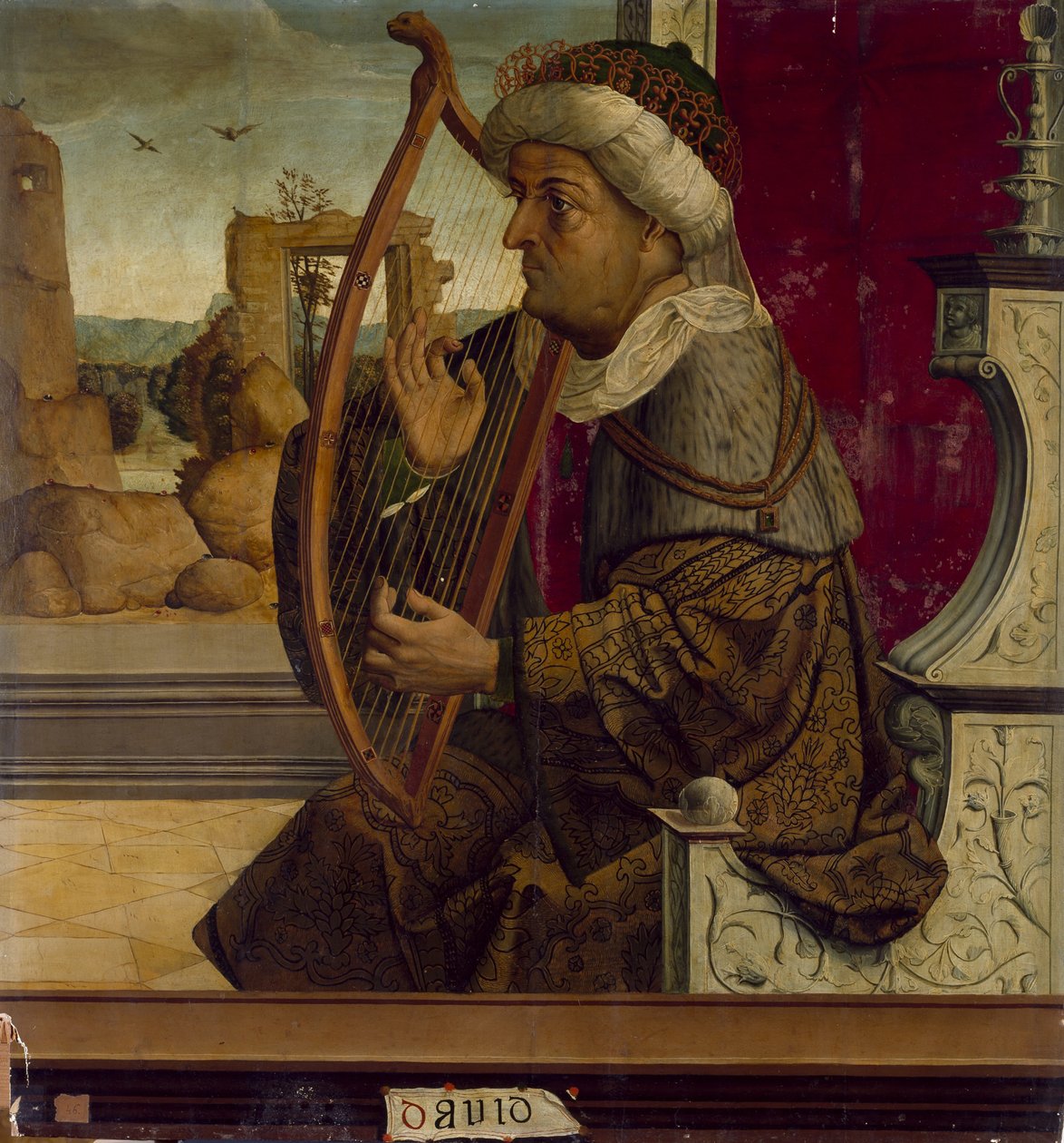 kung David, ca. 1525 av Maestro de Becerril
