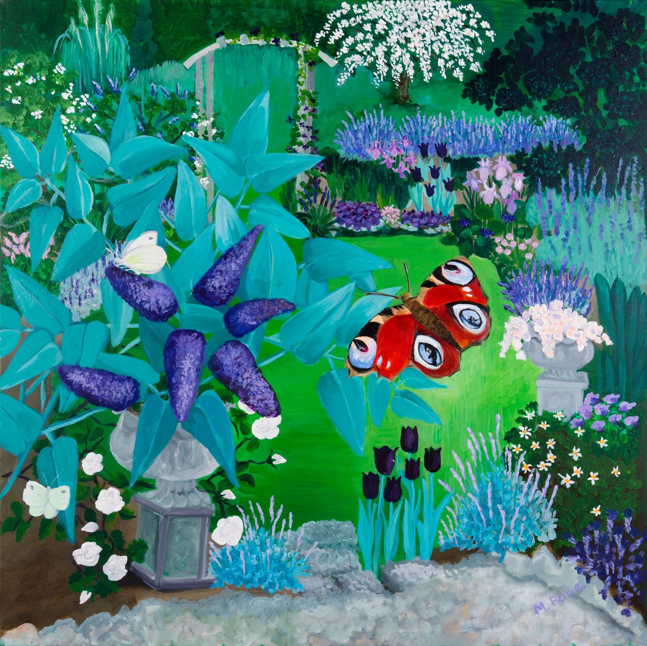 Mauve Garden, 2013 av Maggie Rowe