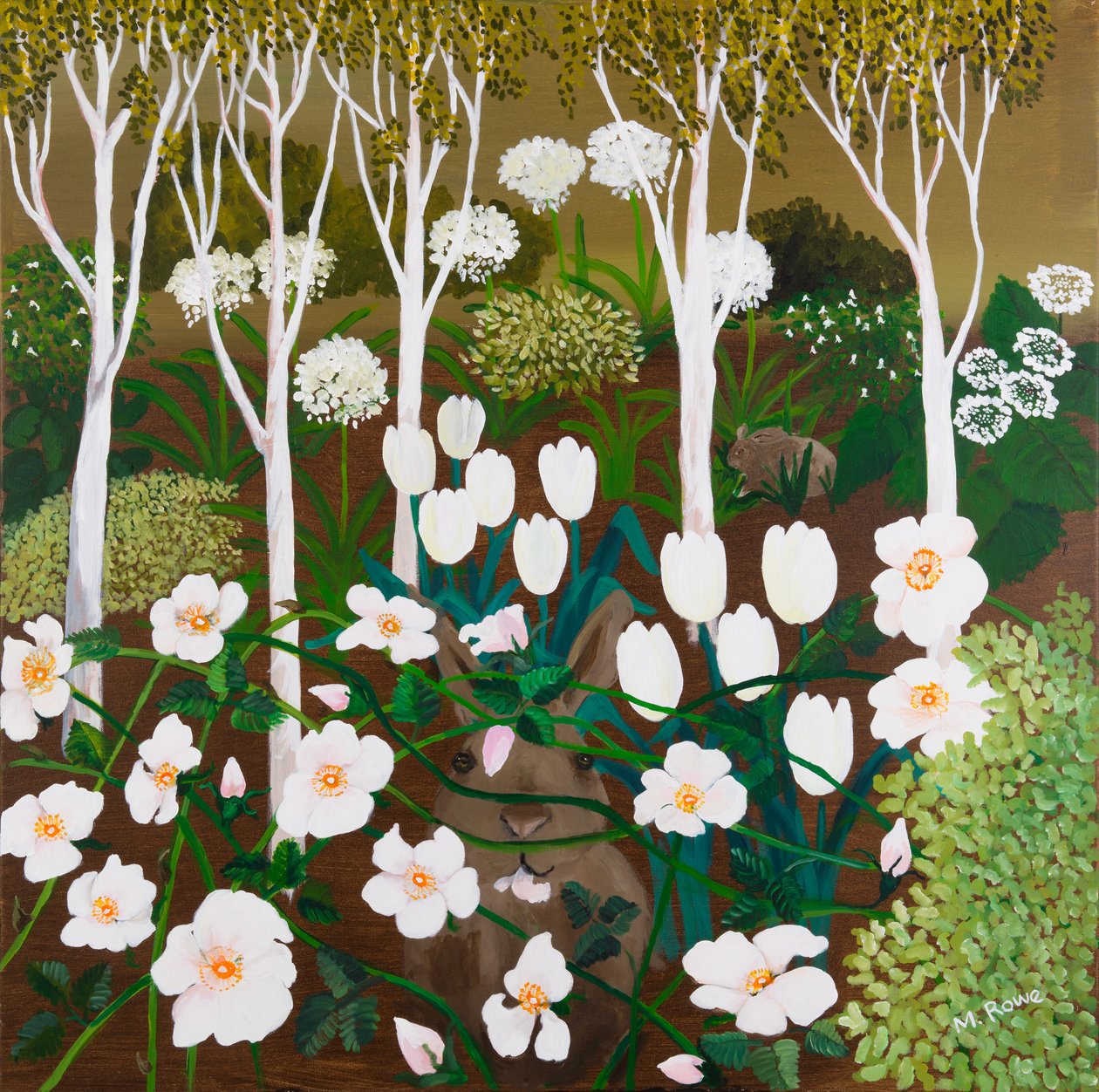 Vita trädgården, 2013 av Maggie Rowe