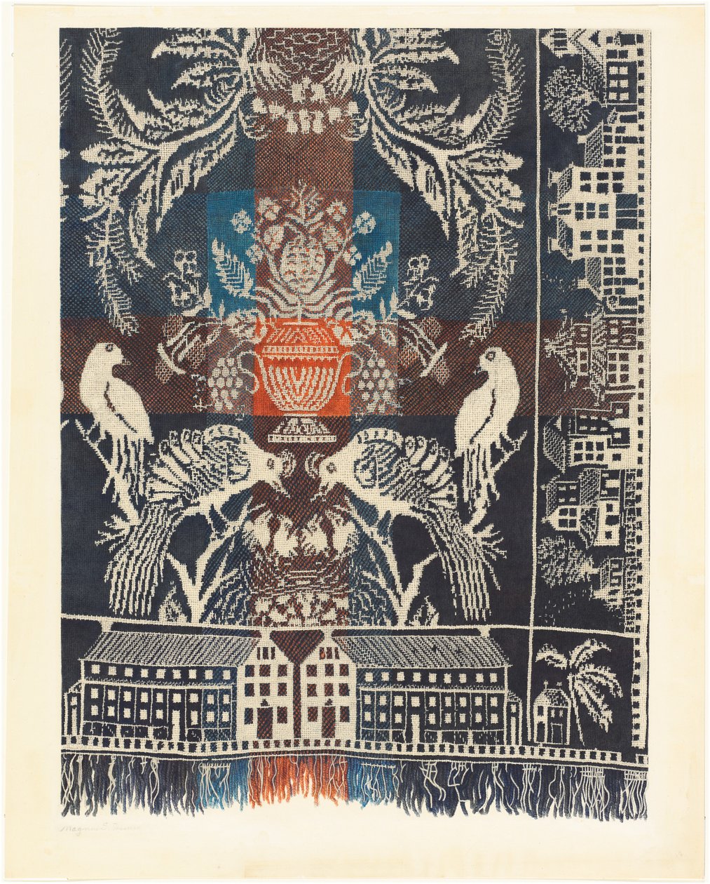 Boston Town Coverlet, 19351942. av Magnus S. Fossum