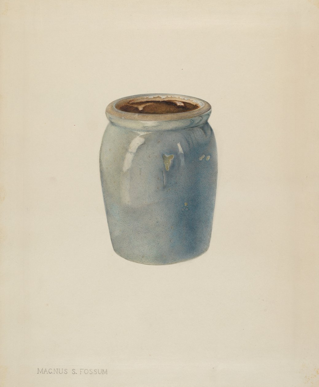 Keramiksyltburk, ca. 1938. av Magnus S. Fossum