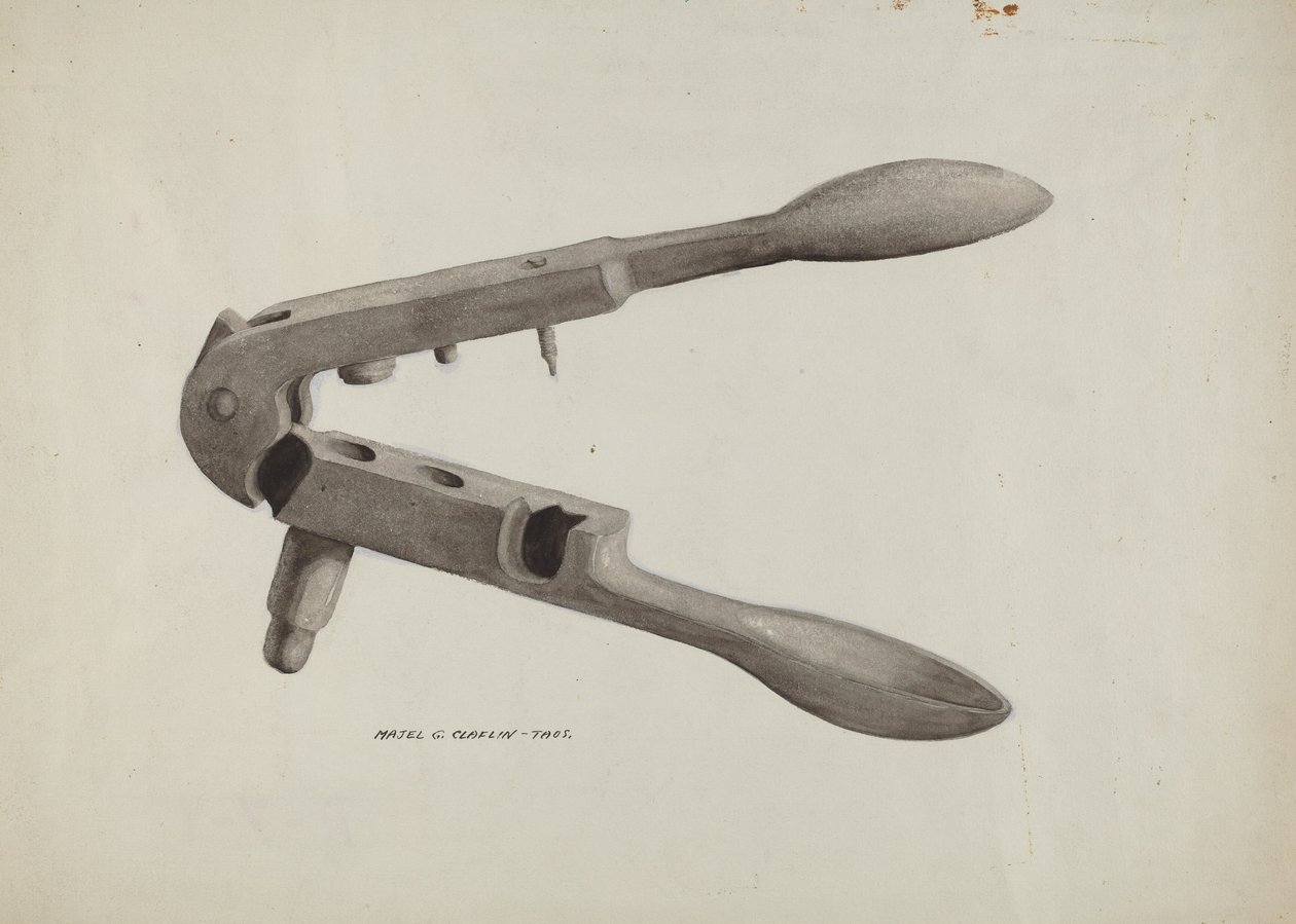 Kulform, ca. 1937. av Majel G. Claflin