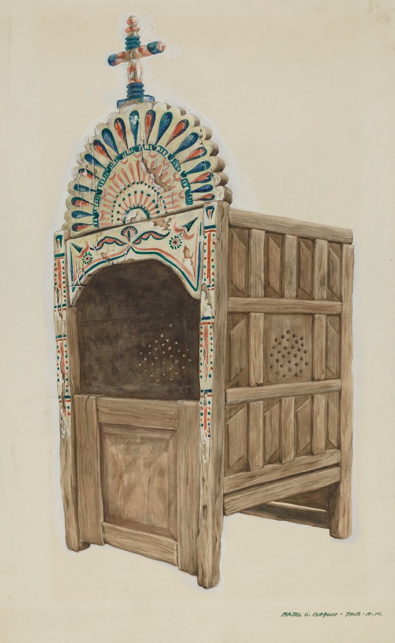 Biktstol, 19351942. av Majel G. Claflin