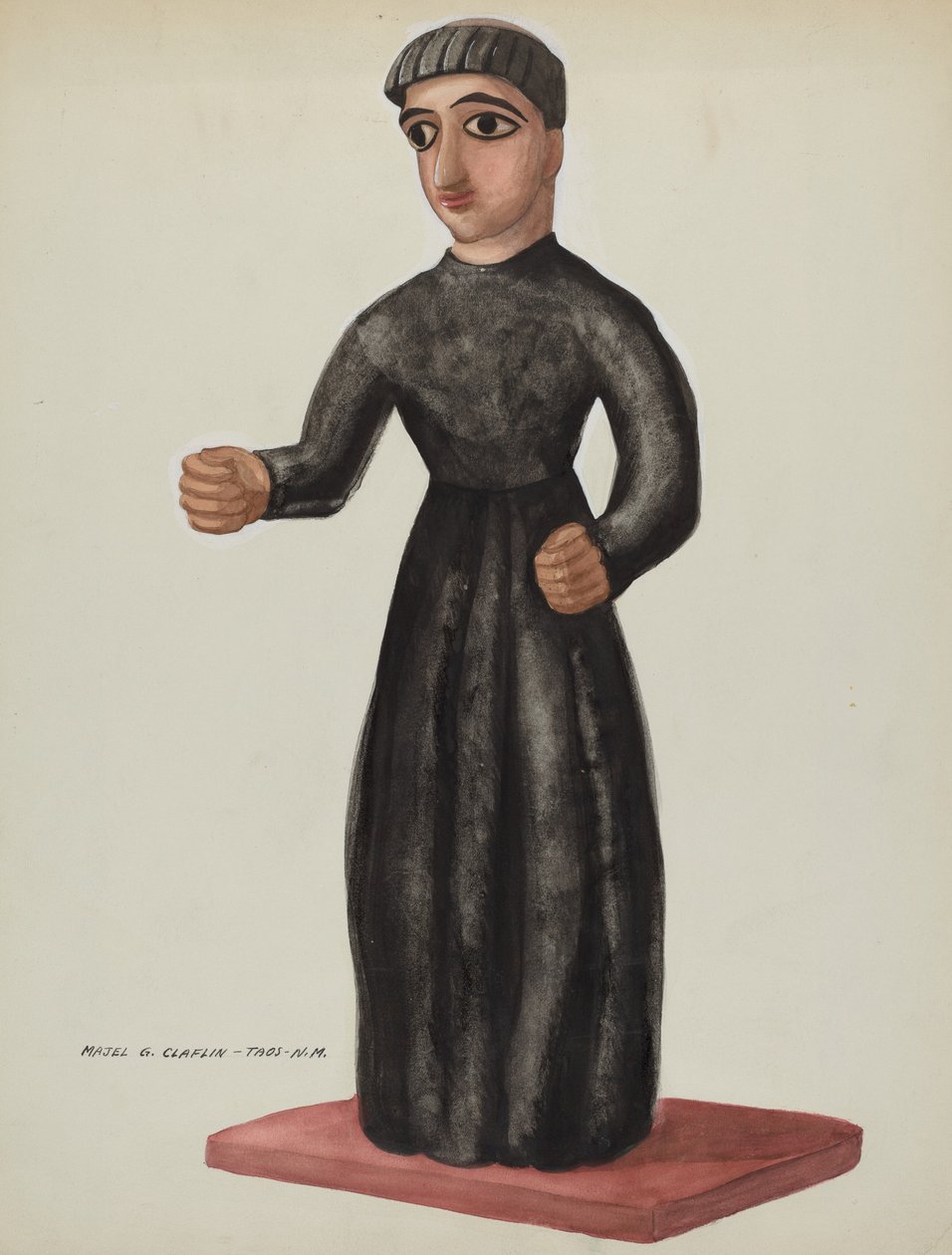 Friar - Probably a Santo, 19351942. av Majel G. Claflin
