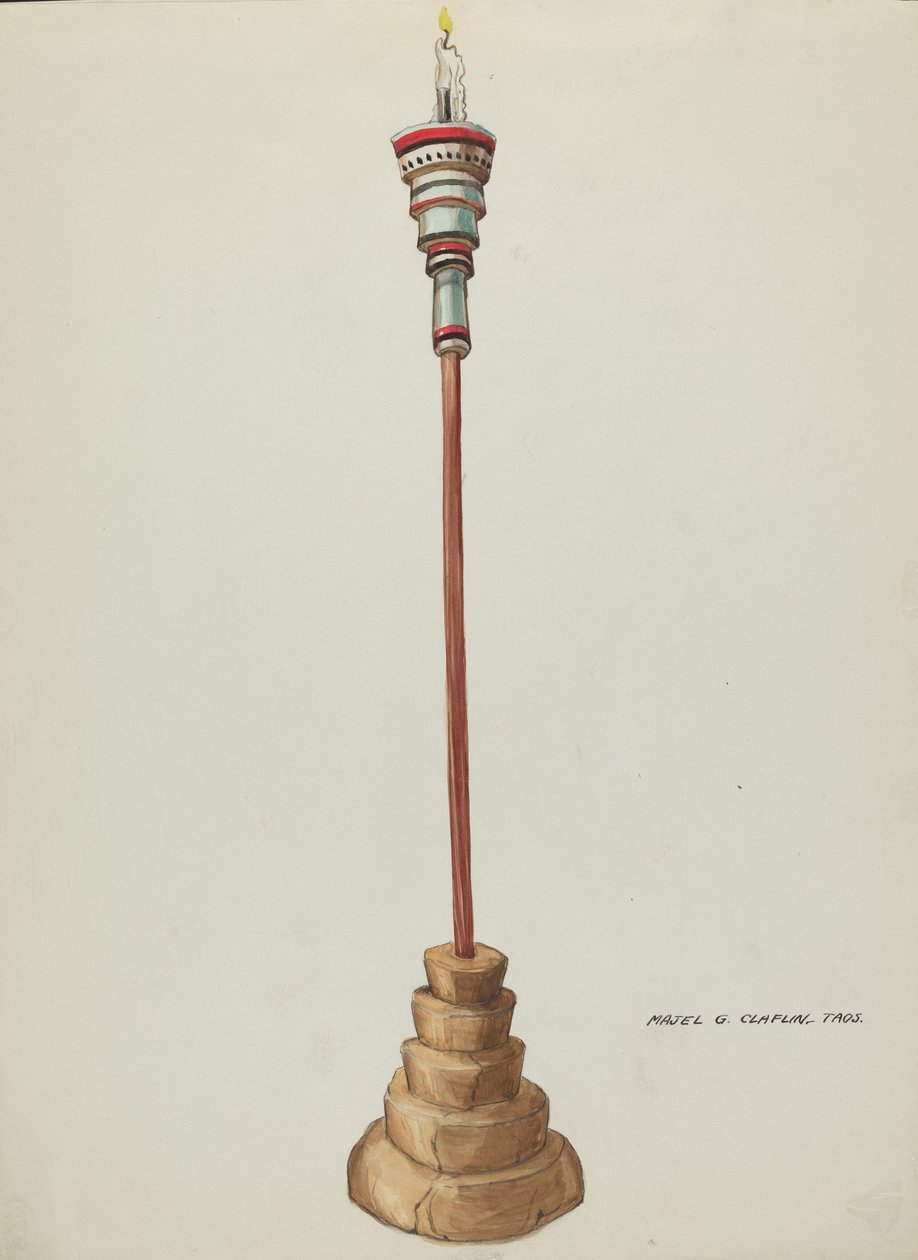 Holy Water Font, 19351942. av Majel G. Claflin