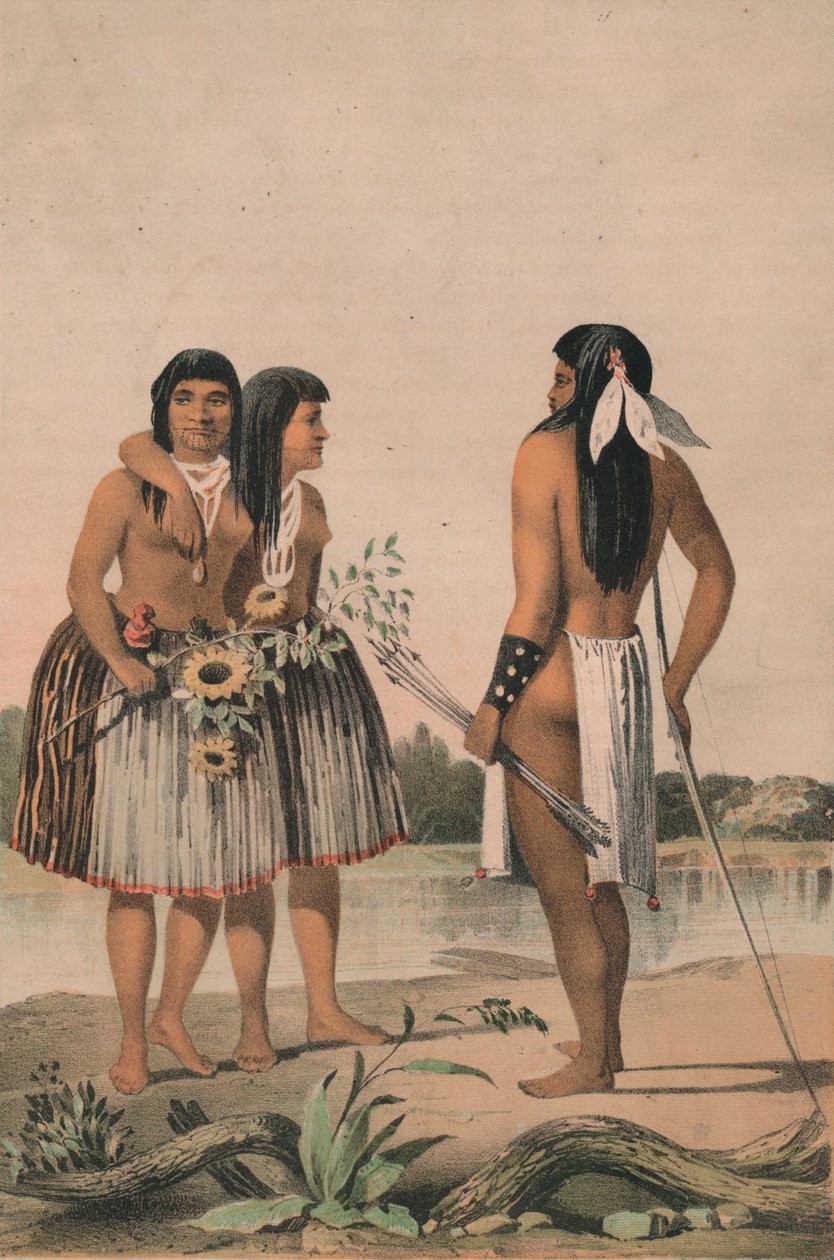 Yumas, c1850-talet. av Major and Knapp Sarony