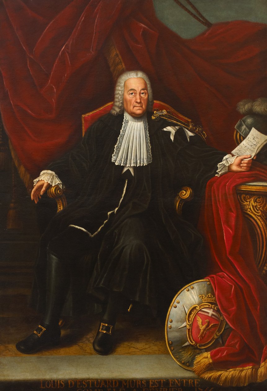 Louis dEstuart, ca 1755 av Maltese School