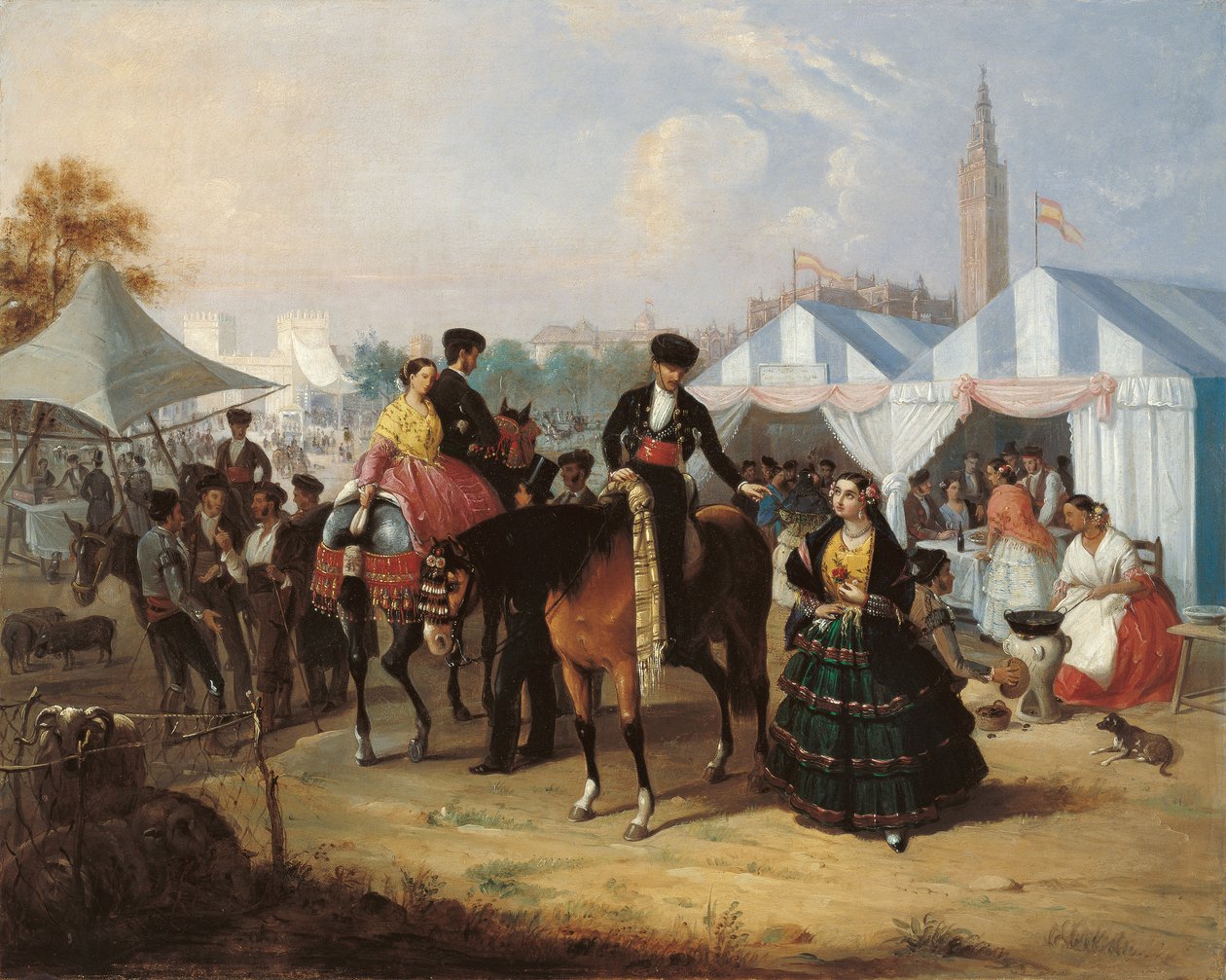 På mässan i Sevilla av Manuel Cabral y Aguado Bejarano
