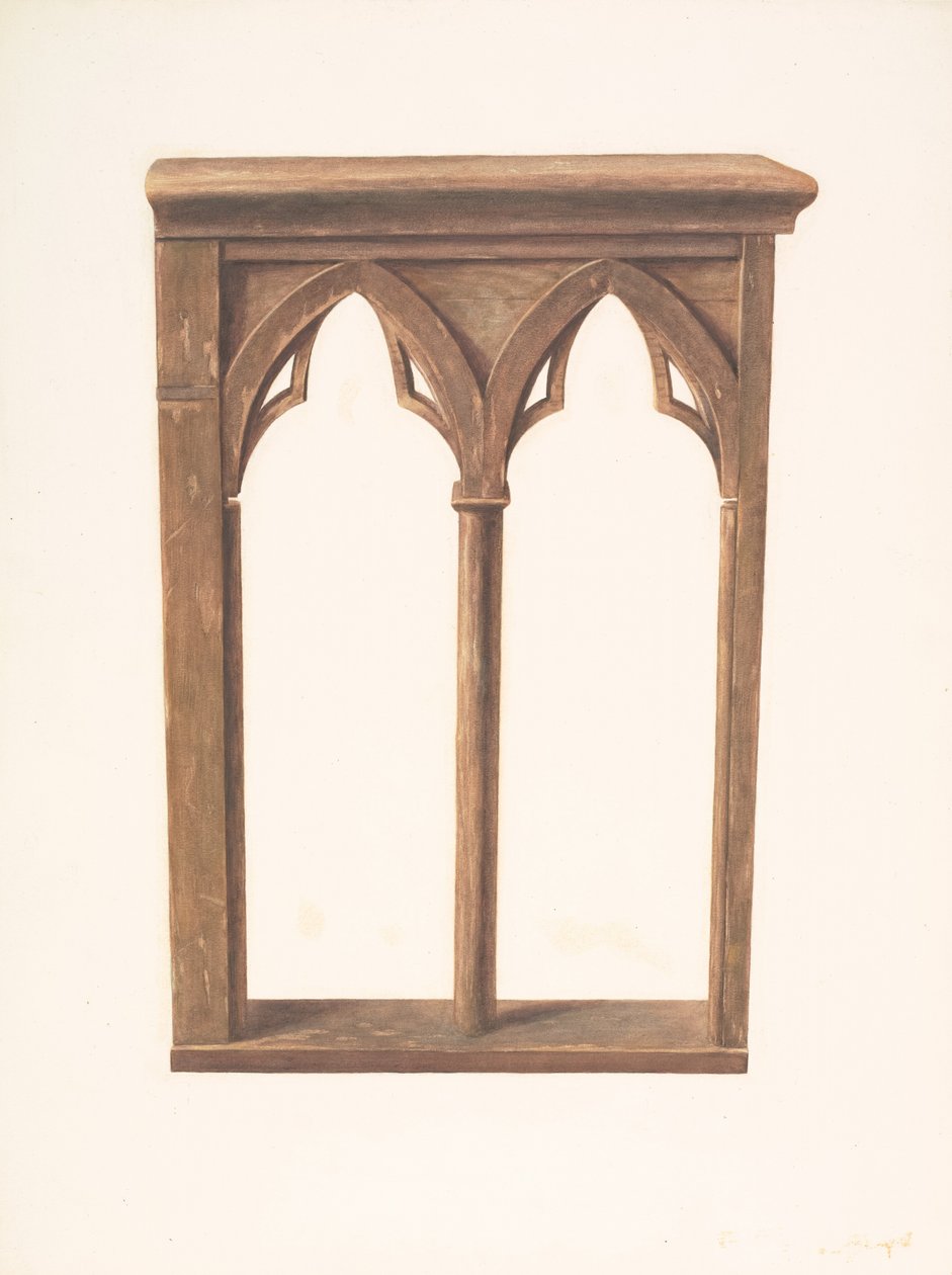 Altar Rail Gate, ca. 1939. av Manuel G. Runyan