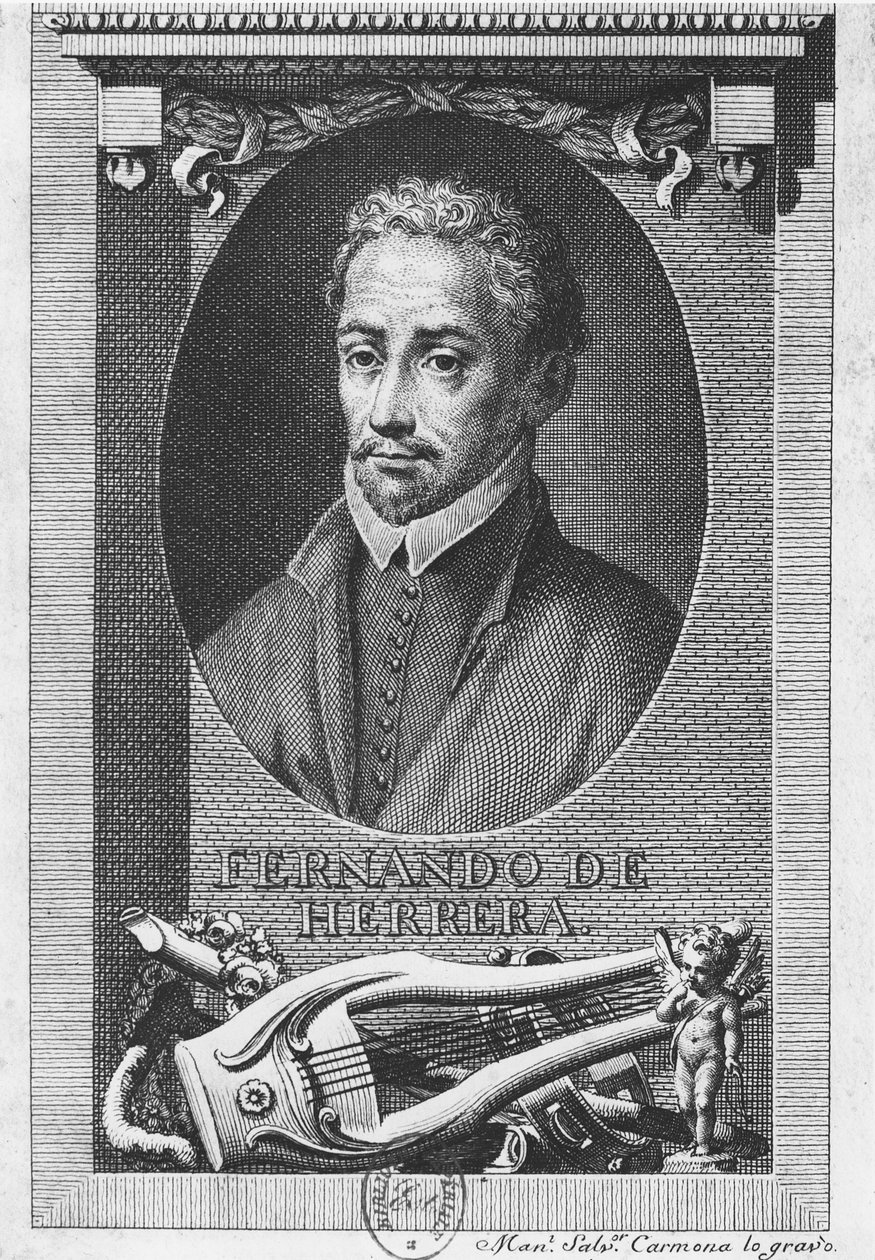 Fernando de Herrera av Manuel Salvador Carmona