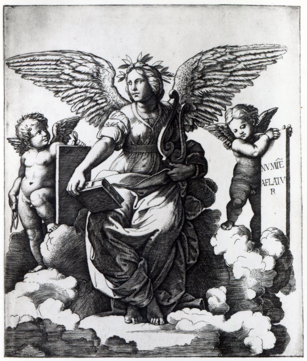 Poesi, c.1515 av Marcantonio Raimondi