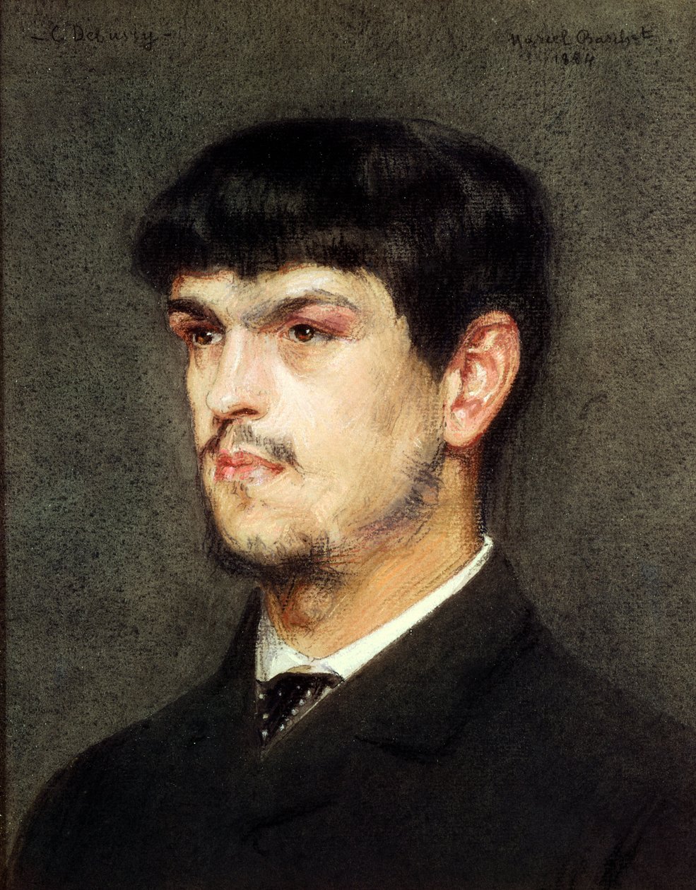 Claude Debussy i Rom, 1884 (pastell på papper) av Marcel Andre Baschet