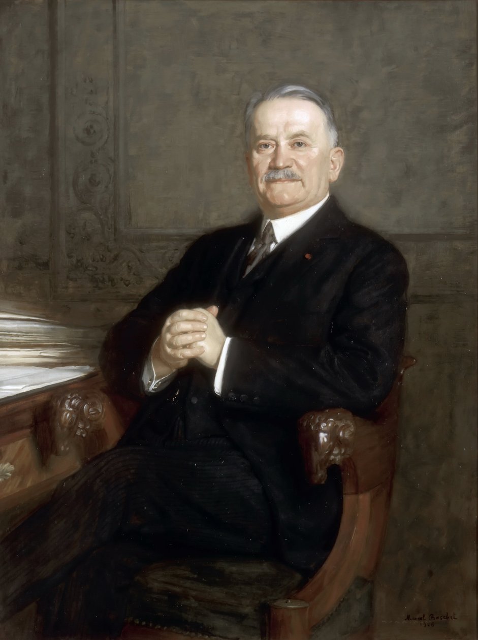 Porträtt av Gaston Doumergue 1863-1937 av Marcel Andre Baschet