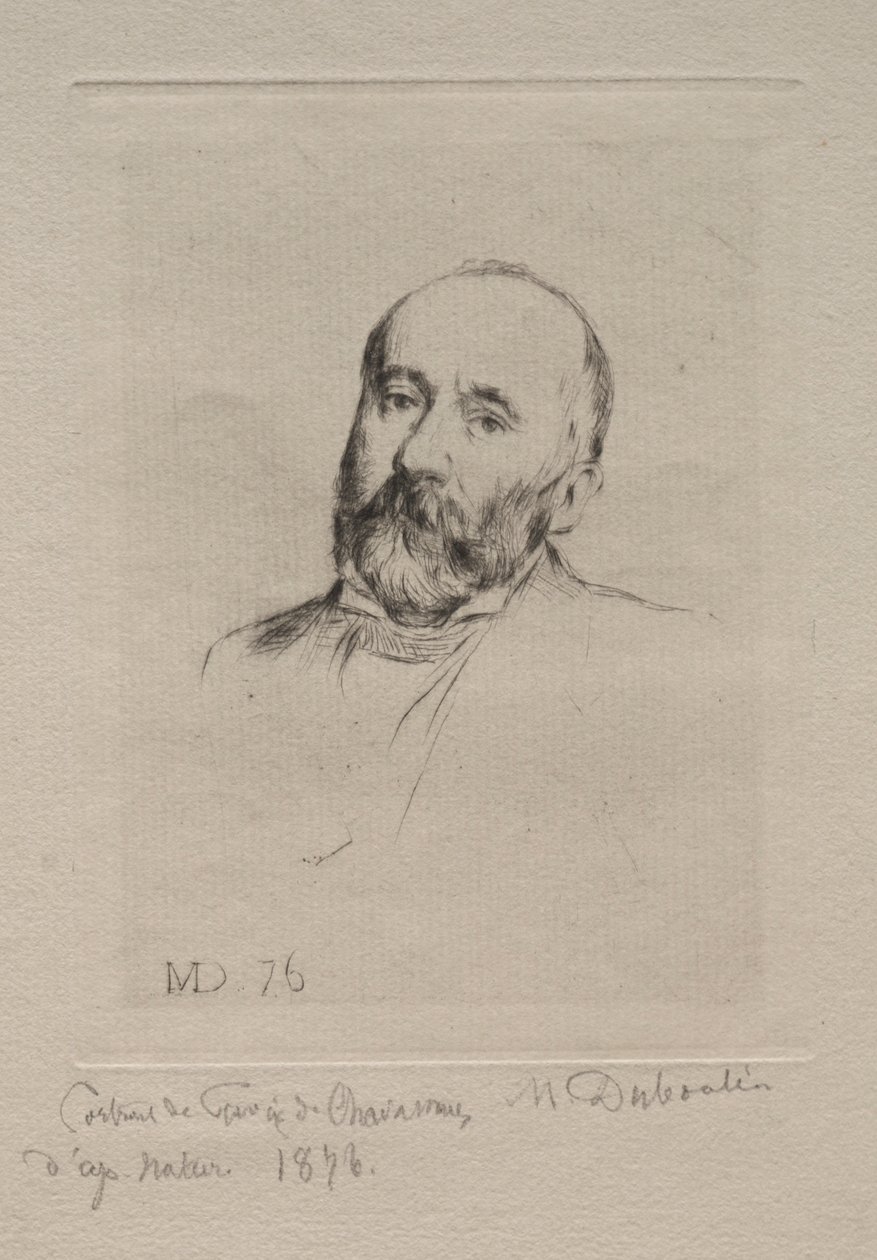 Puvis de Chavannes, 1876. av Marcellin Gilbert Desboutin