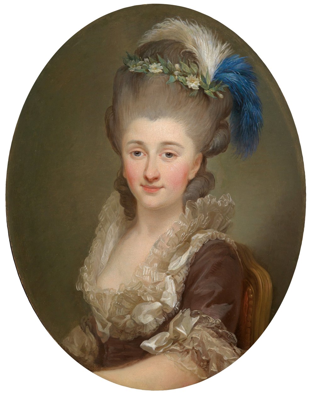 Porträtt av grevinnan Konstancja Tyszkiewicz, född prinsessan Poniatowska av Marcello Bacciarelli