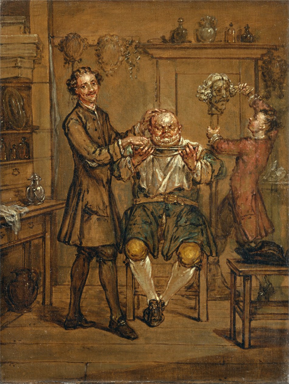 The Barber av Marcellus Laroon the Younger