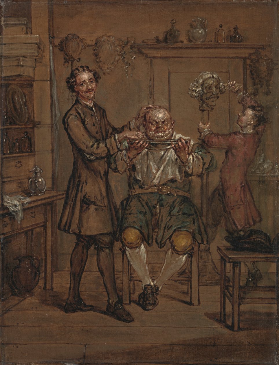 Frisören av Marcellus Laroon the Younger