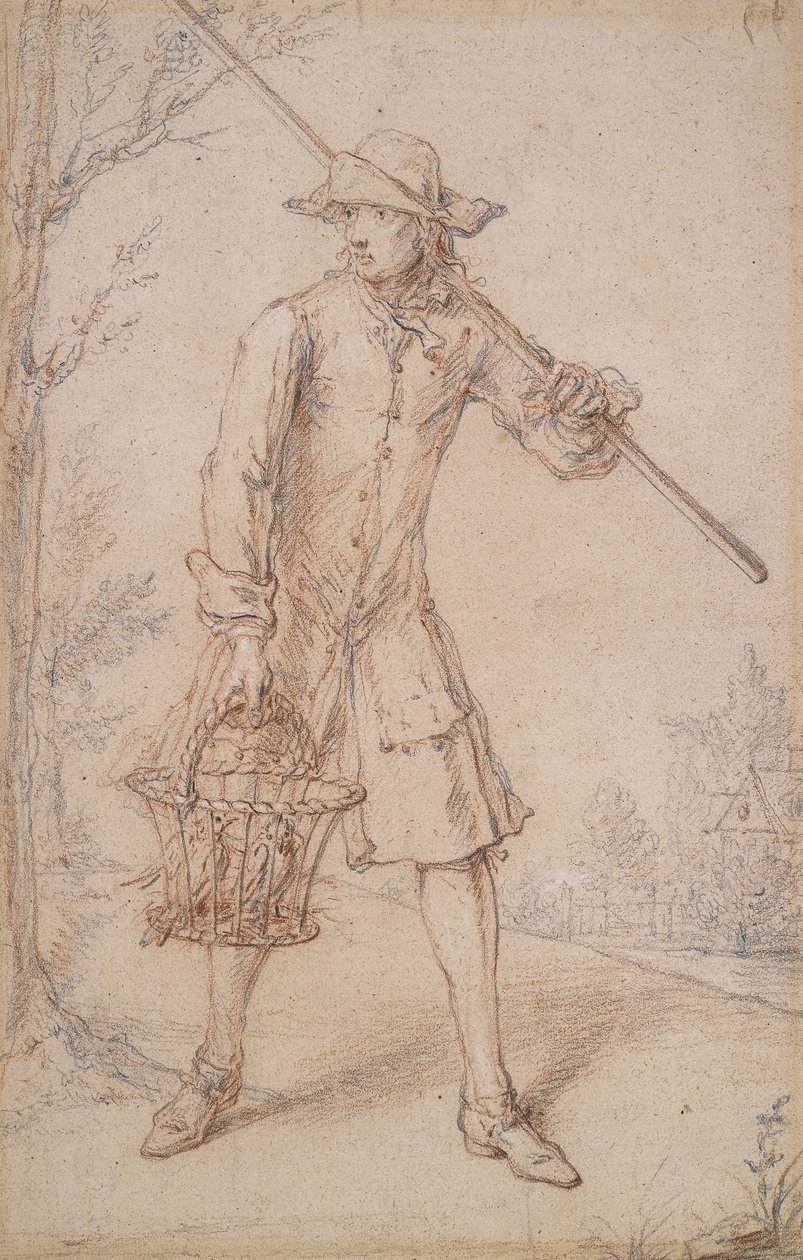 En fågelfångare, av Marcellus the Elder Laroon