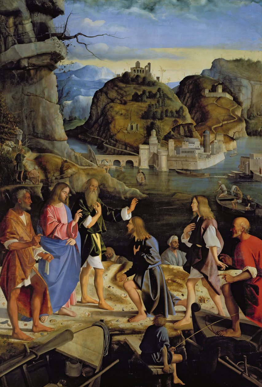 The Calling of the Sons of Zebedee (panel) av Marco Basaiti